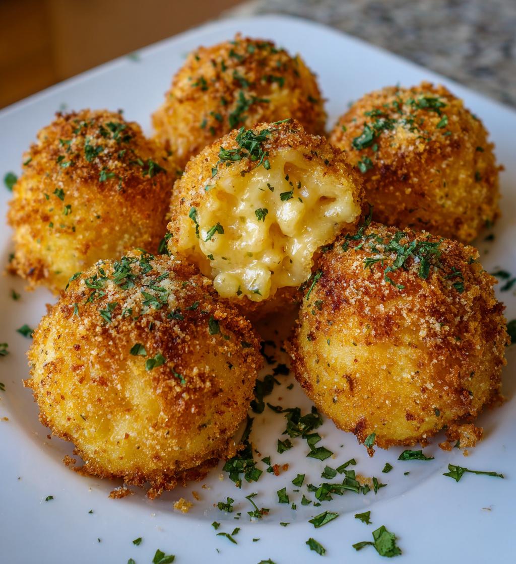 Air Fryer Mac and Cheese Bällchen - detail 1