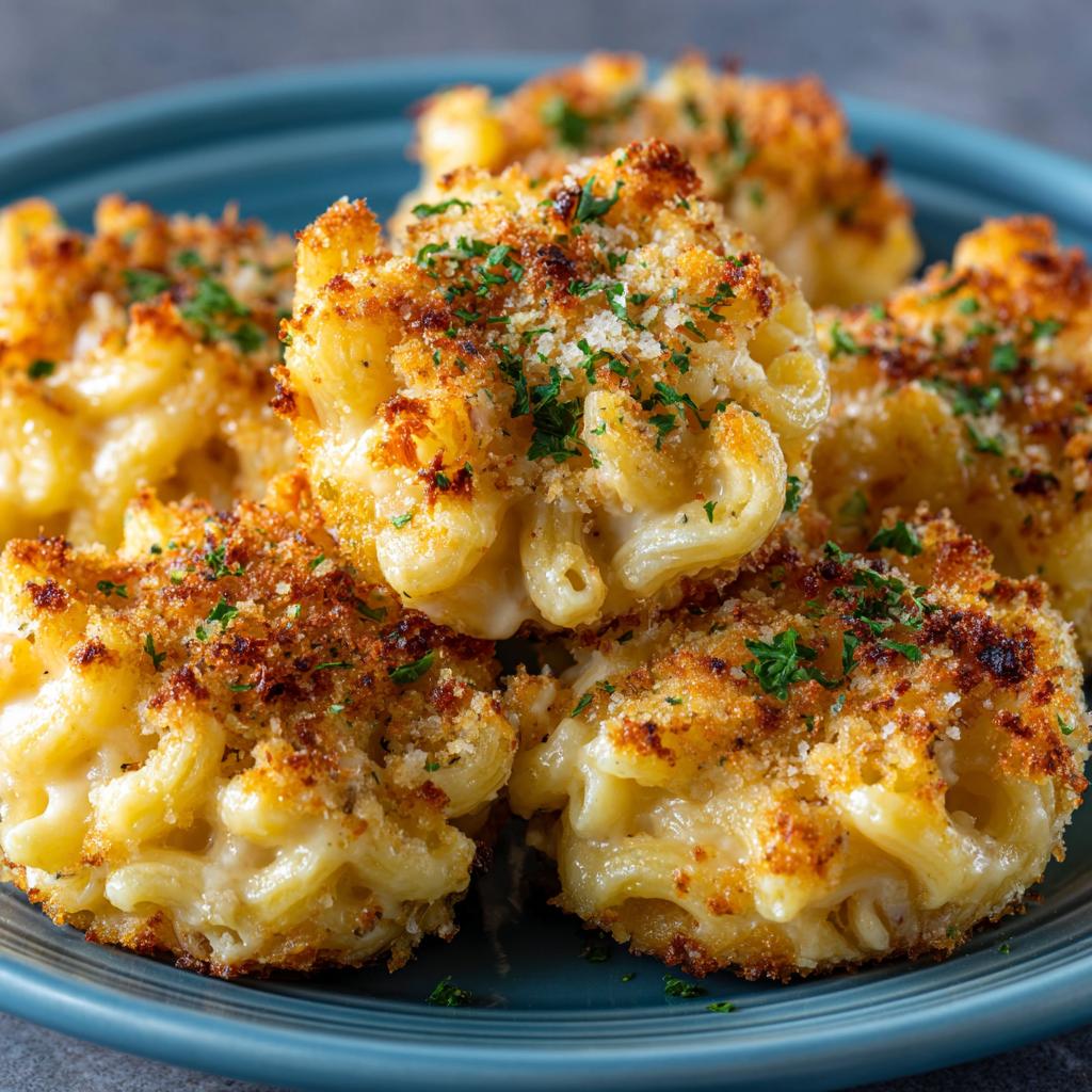 Air Fryer Mac and Cheese Bällchen