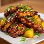 Ananas Teriyaki Hähnchenflügel