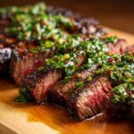 Argentinischer Churrasco mit Chimichurri