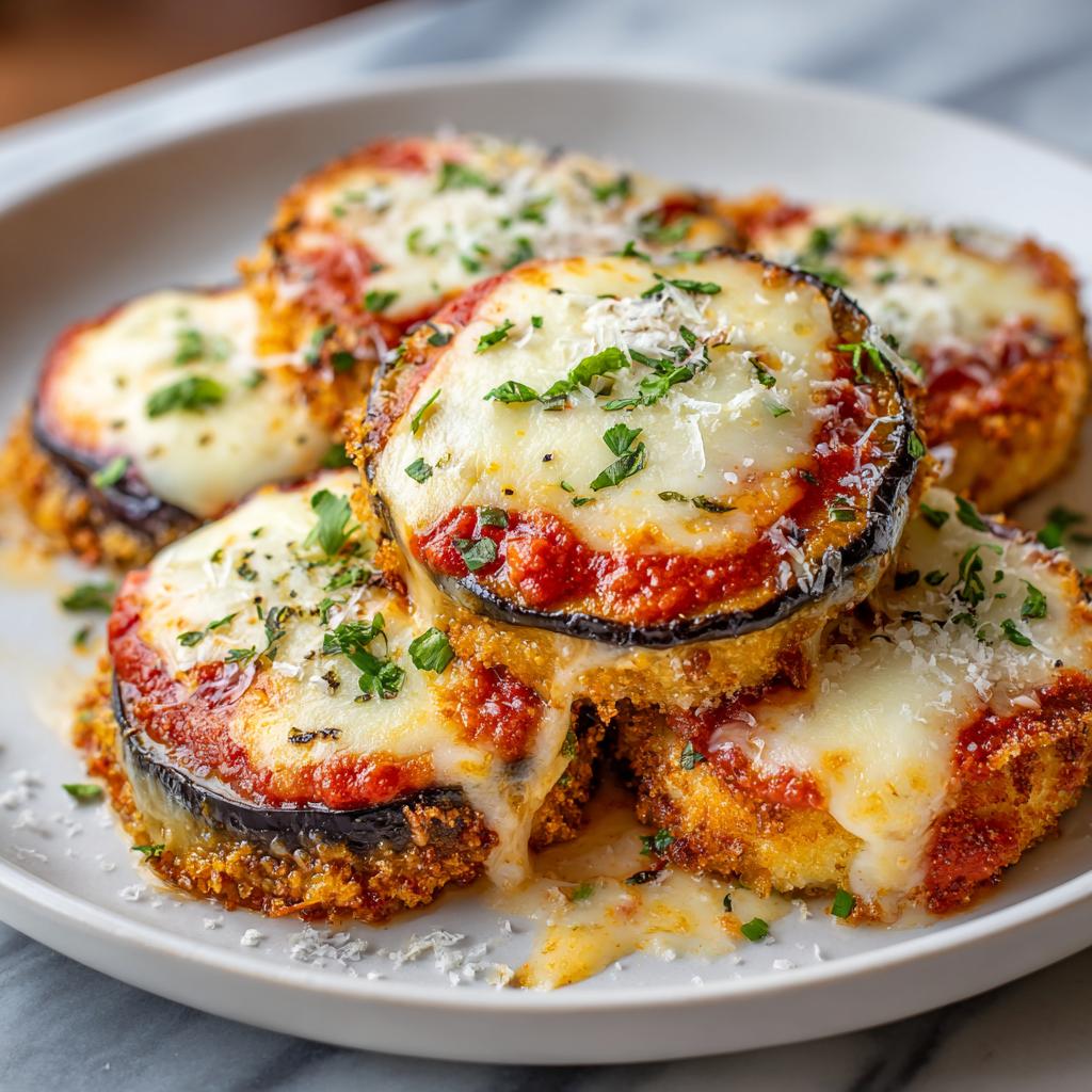 Auberginen Parmesan aus der Heißluftfritteuse - detail 1