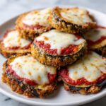 Auberginen Parmesan aus der Heißluftfritteuse