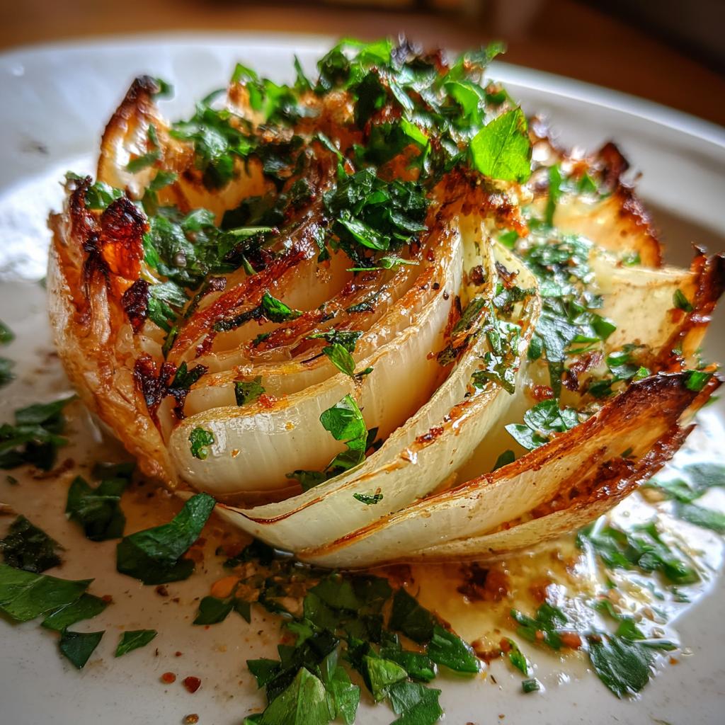 Blühende Zwiebel - detail 1