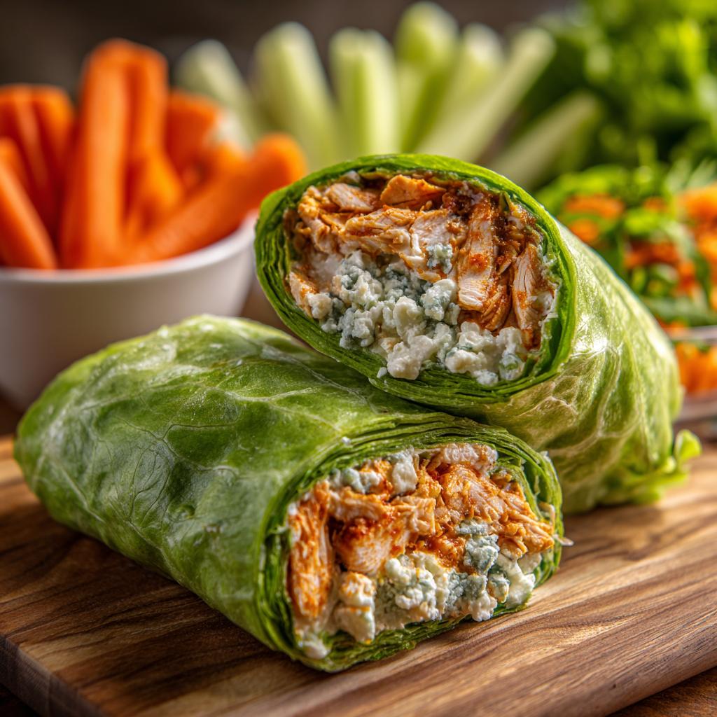 Buffalo Chicken Salatwickel - detail 1