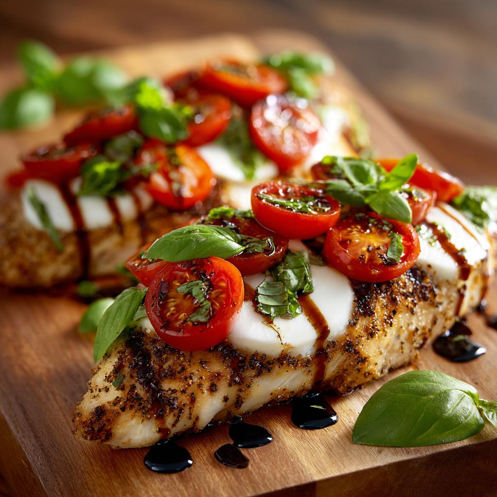 Caprese Hähnchen aus der Heißluftfritteuse - detail 1