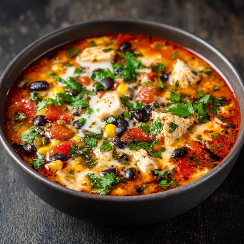 Cremige Enchilada-Suppe - detail 1