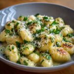 Cremige Gnocchi mit Knoblauchbutter