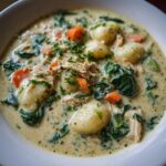 Cremige Hühner-Gnocchi-Suppe