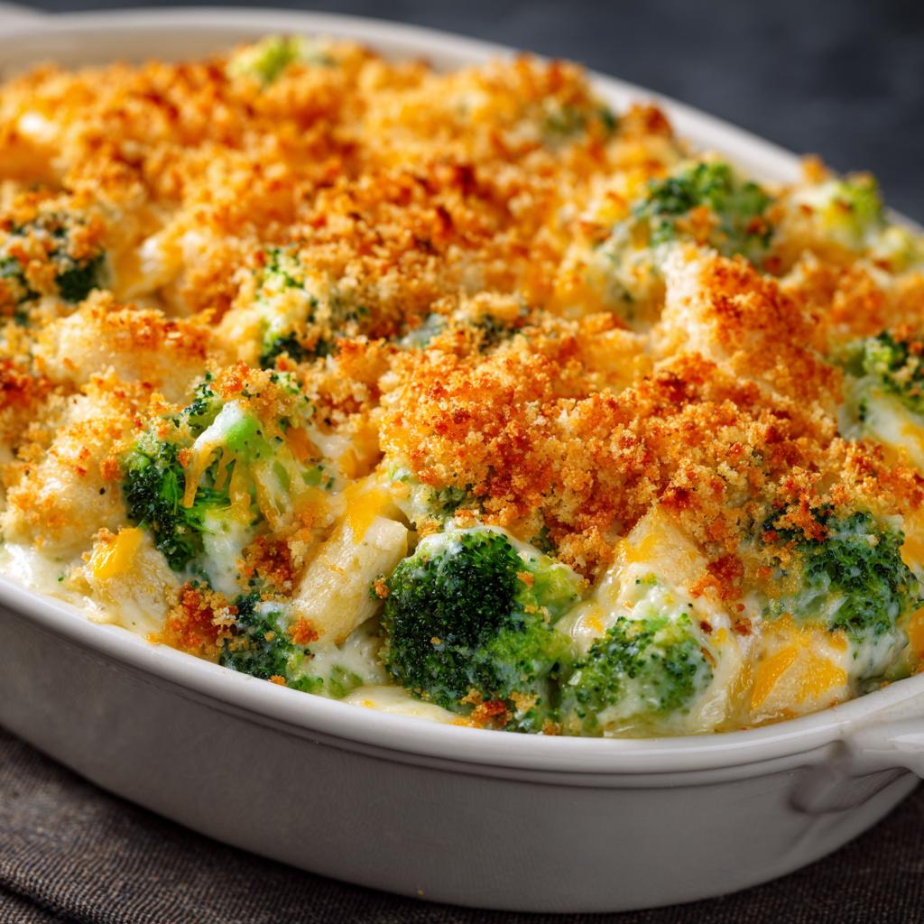 Cremiger Hähnchenauflauf