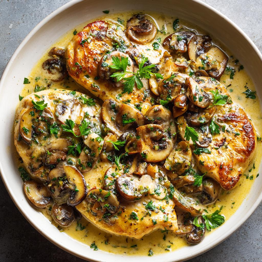 Cremiges Hähnchen Marsala - detail 1