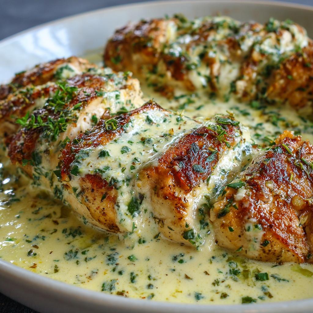 Cremiges Knoblauch-Kräuter-Hühnchen