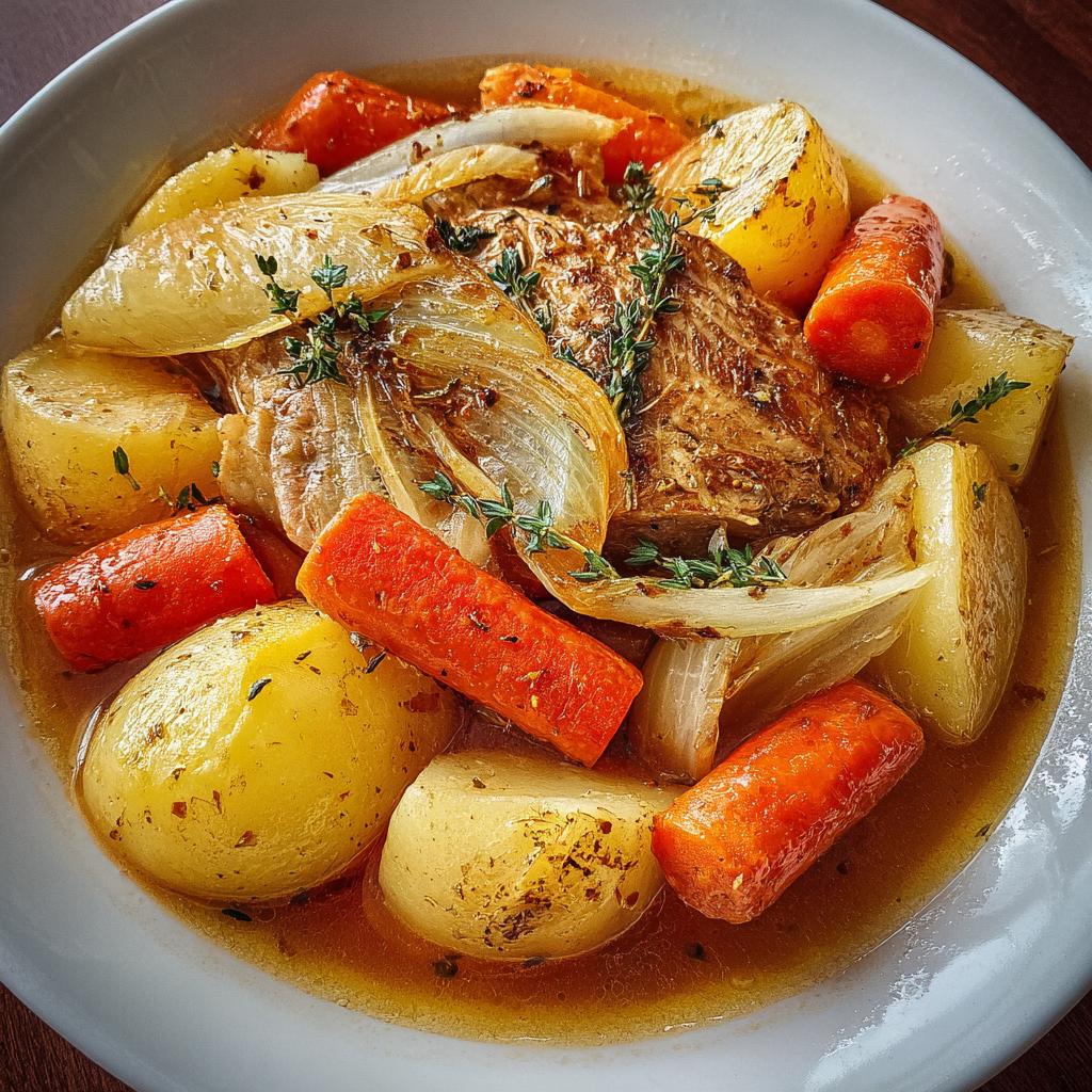 Crock Pot Hähnchen mit Gemüse - detail 1