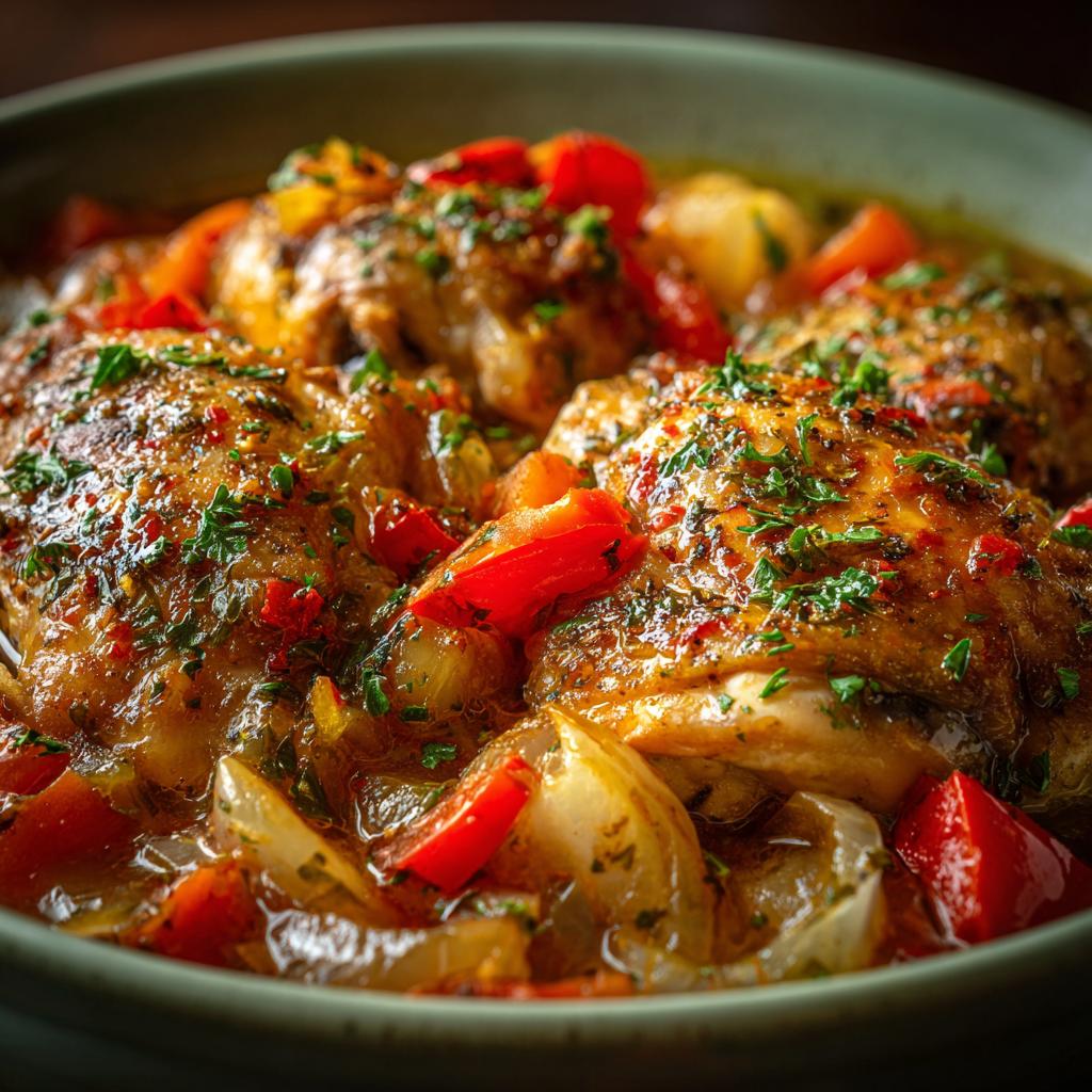 Crockpot Hähnchen in Sauce