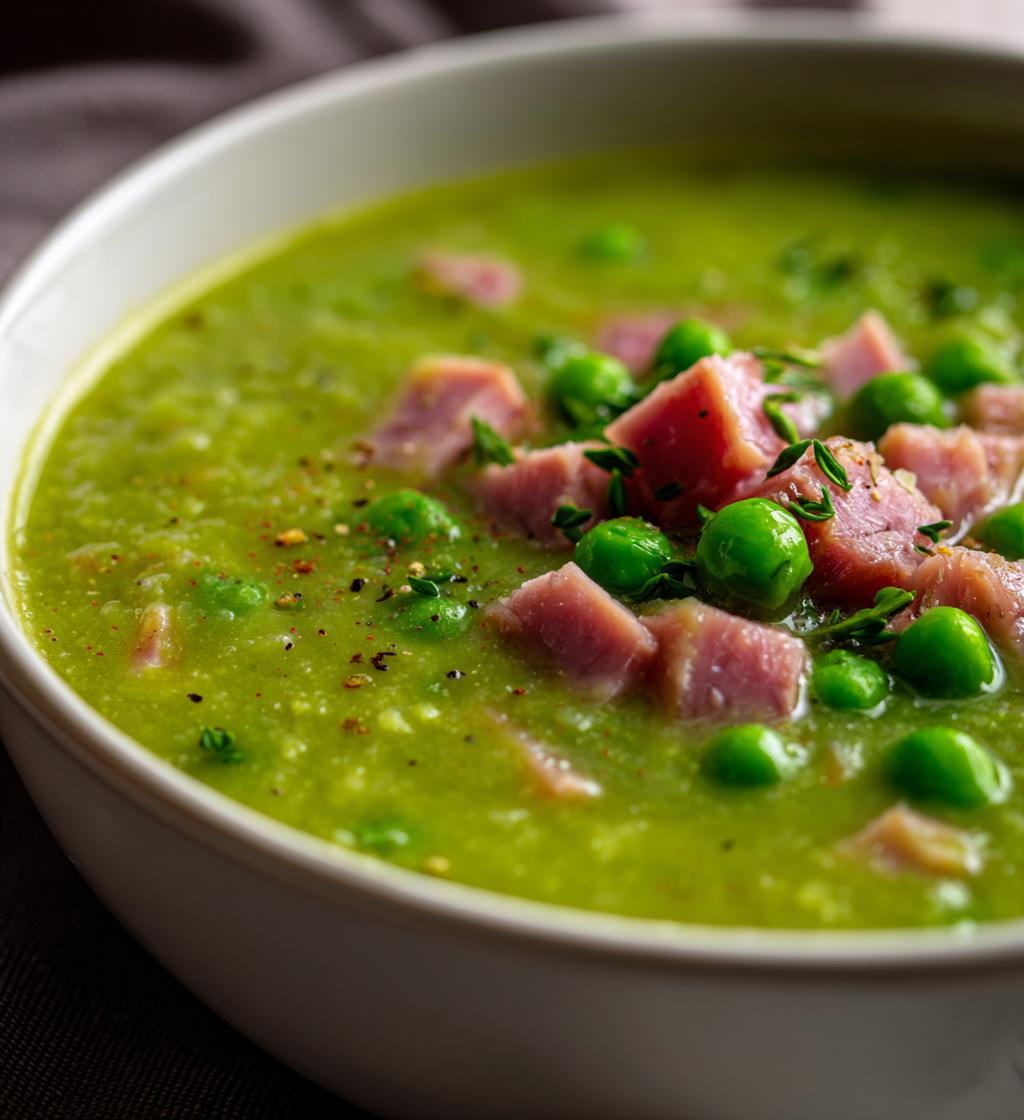 Erbsensuppe mit Schinken - detail 1