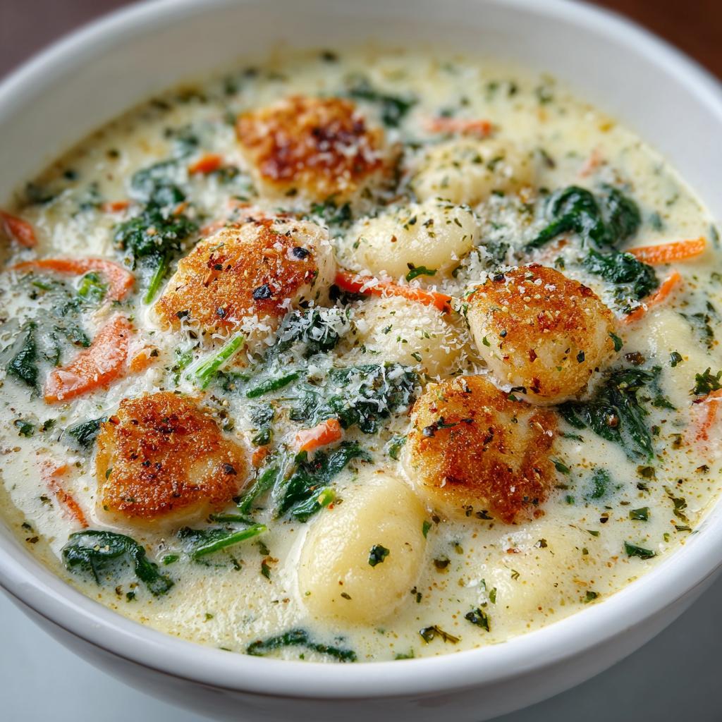 Gebackene Hähnchen-Gnocchi-Suppe - detail 1