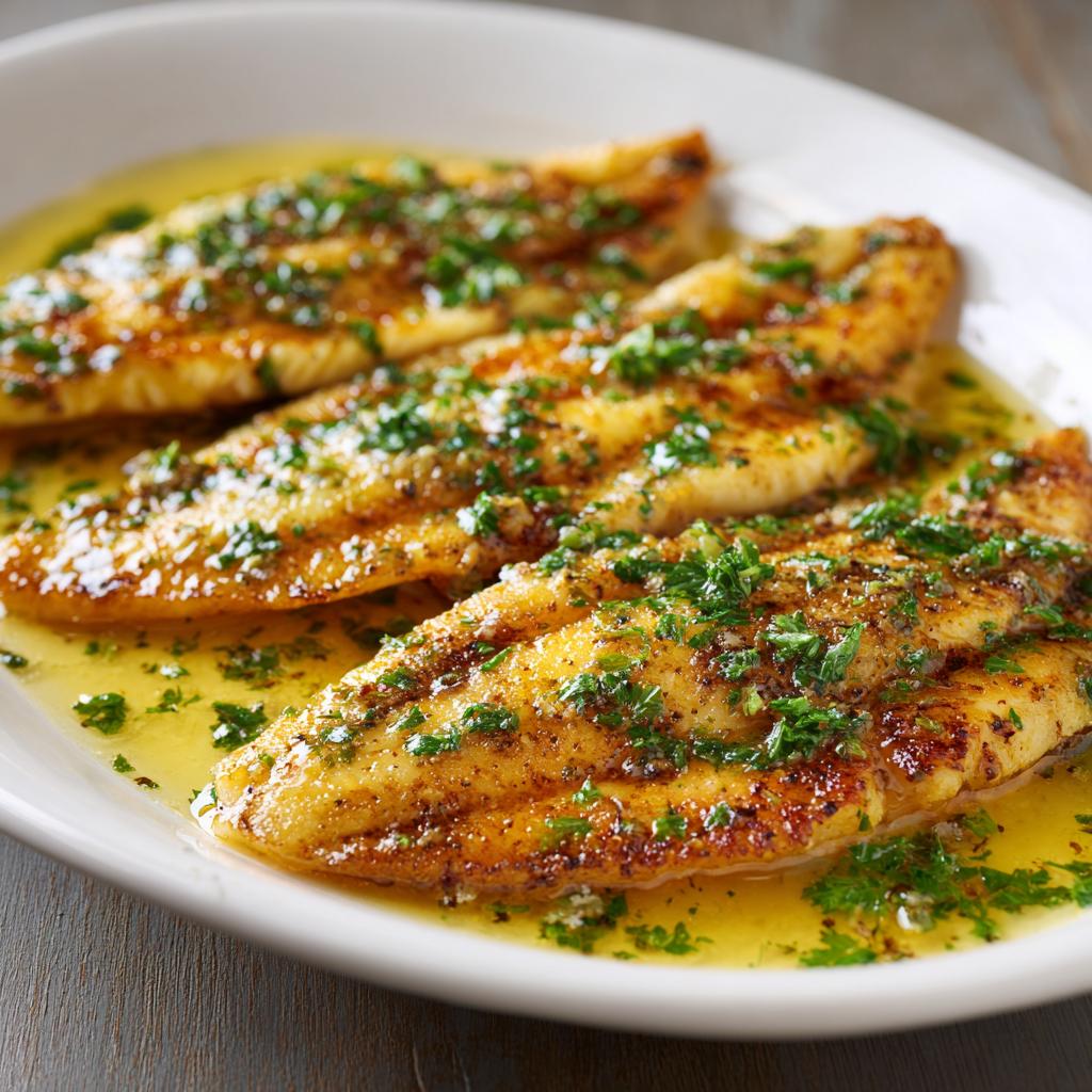 Gebratene Zitronenbutter-Tilapia - detail 1