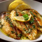 Gebratene Zitronenbutter-Tilapia