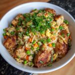 Gebratener Reis mit Hühnchen