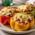 Gefüllte Paprika mit Pute aus der Heißluftfritteuse