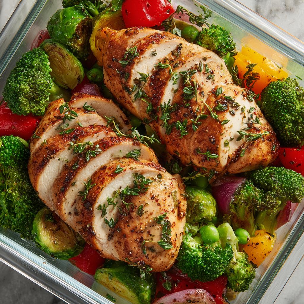 Gefrorene Hähnchenmahlzeiten für Meal Prep - detail 1