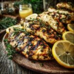 Gegrillte Zitronen-Kräuter-Hähnchenbrust