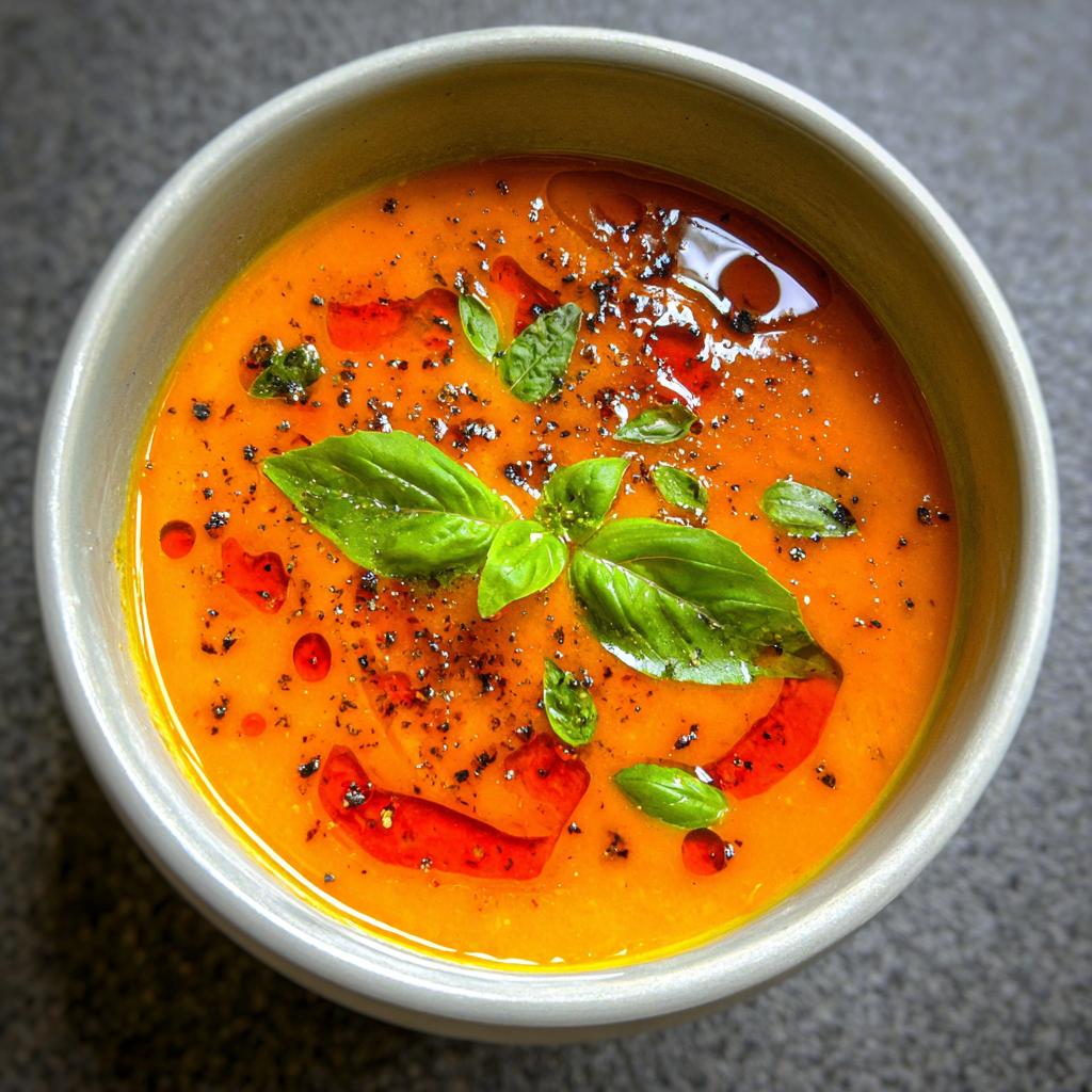 Geröstete Paprikasuppe - detail 1