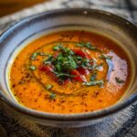 Geröstete Paprikasuppe