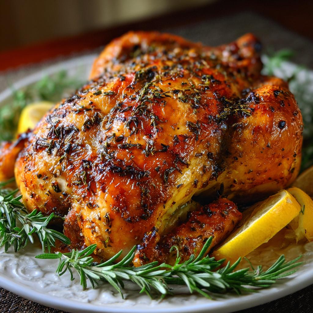 Geröstetes Kräuterhähnchen