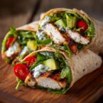 Gesunde Hähnchen-Wraps