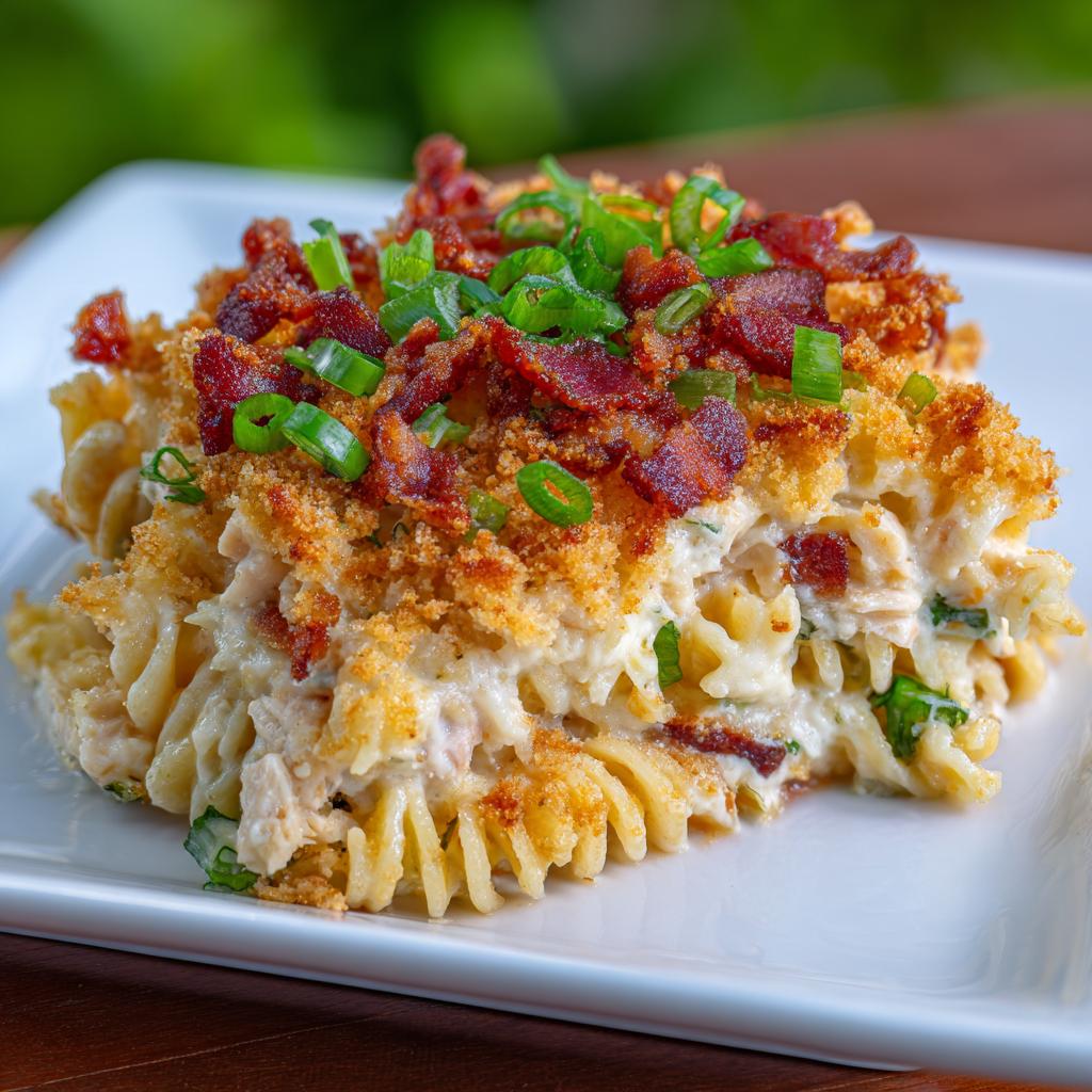 Hähnchen-Bacon-Ranch-Auflauf