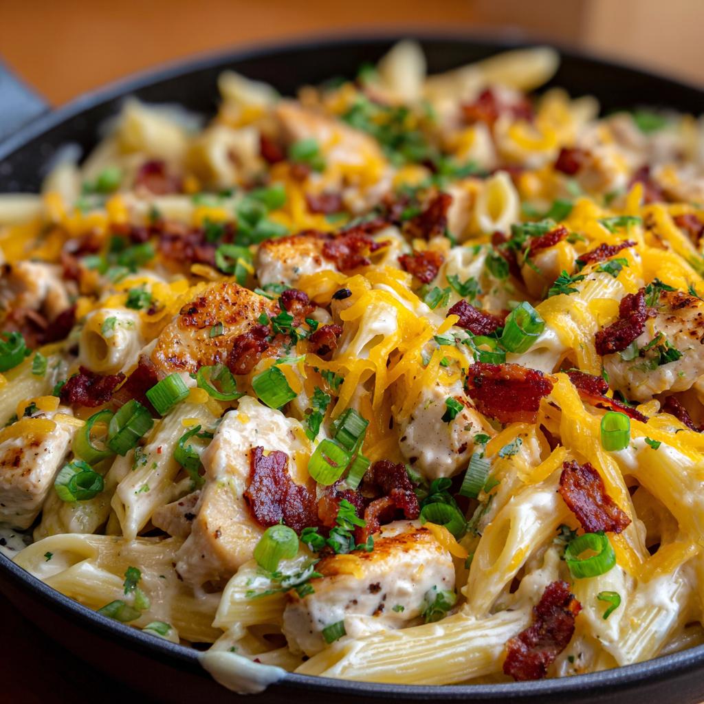 Hähnchen-Bacon-Ranch-Pasta - detail 1