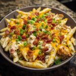 Hähnchen-Bacon-Ranch-Pasta