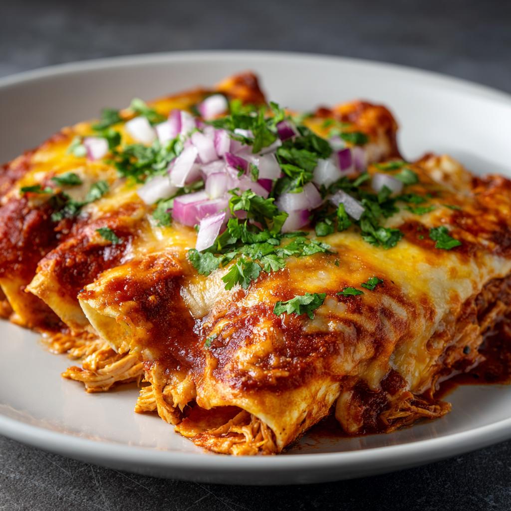 Hähnchen-Enchiladas