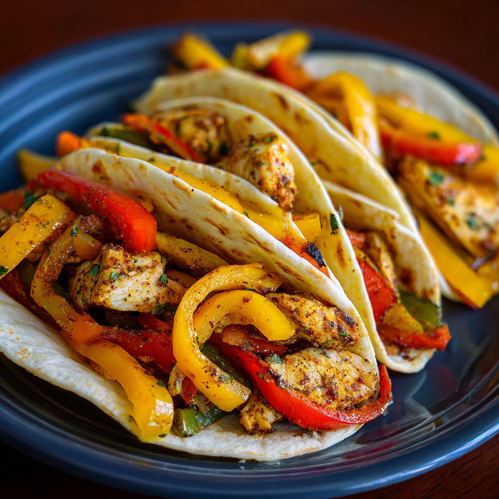 Hähnchen Fajitas aus der Heißluftfritteuse - detail 1