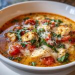 Hähnchen Parmesan Suppe