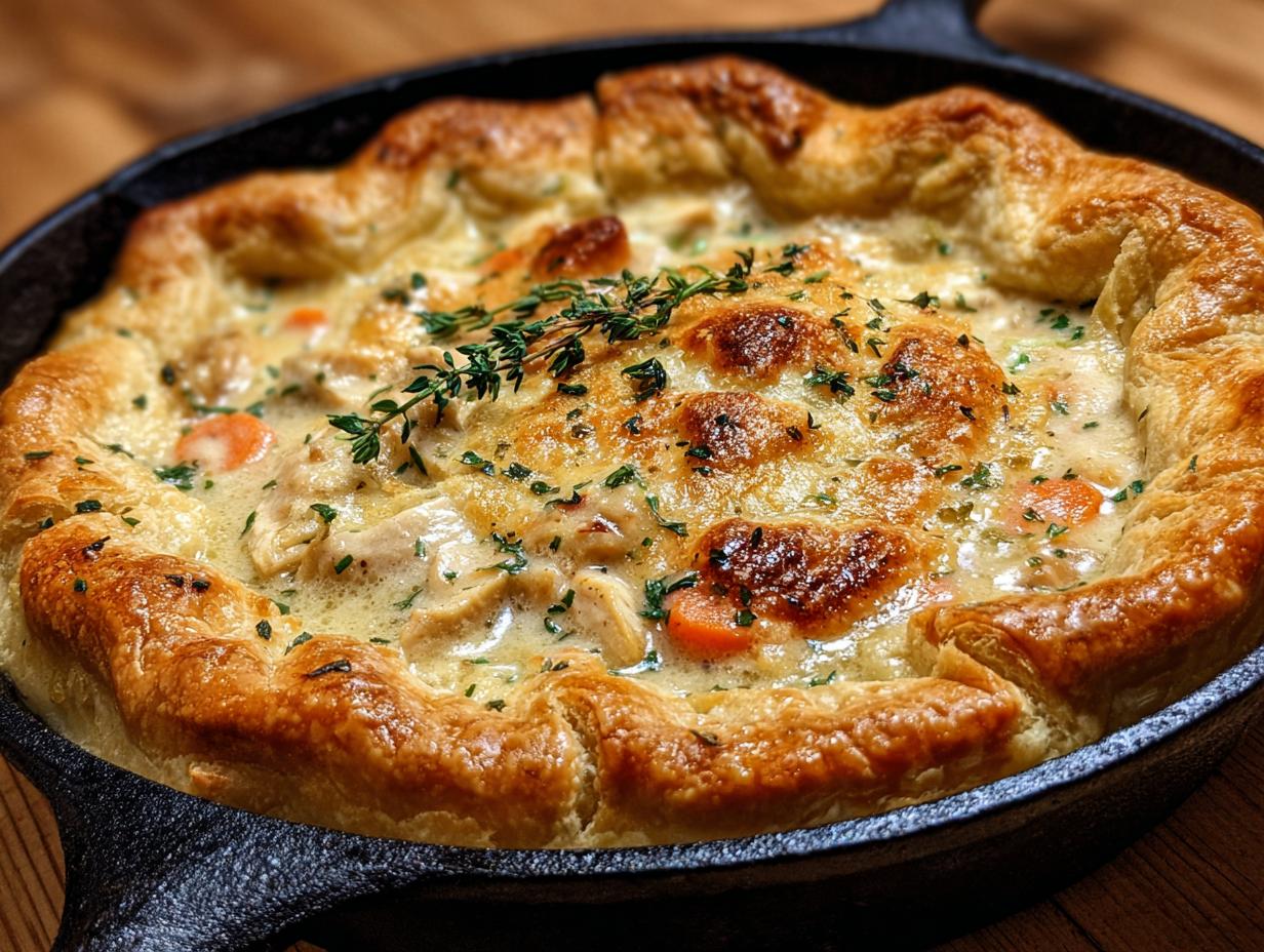 Hähnchen-Pot-Pie-Pfanne - detail 1