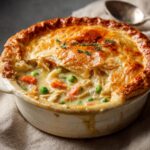 Hähnchen-Pot-Pie aus dem Slow Cooker