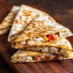 Hähnchen Quesadillas aus der Heißluftfritteuse