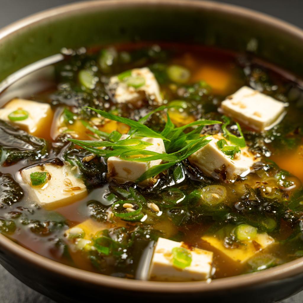 Ingwer Knoblauch Miso Suppe - detail 1