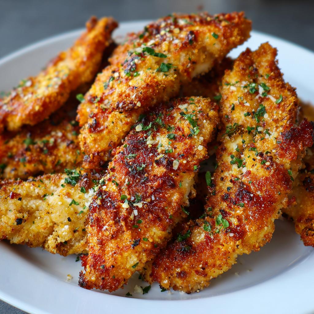 Keto Hähnchenstreifen aus der Heißluftfritteuse