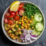 Kichererbsen-Hühnchen-Salat