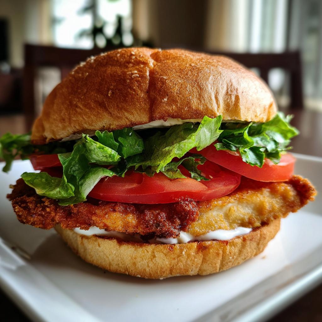 Klassisches Hähnchen-Sandwich