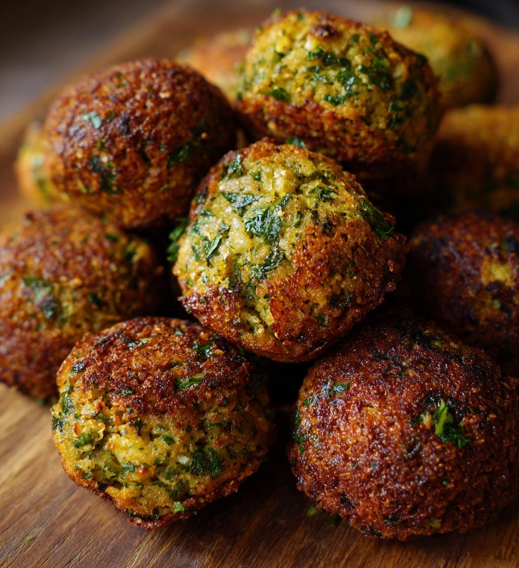 Knusprige Air Fryer Falafel - detail 1