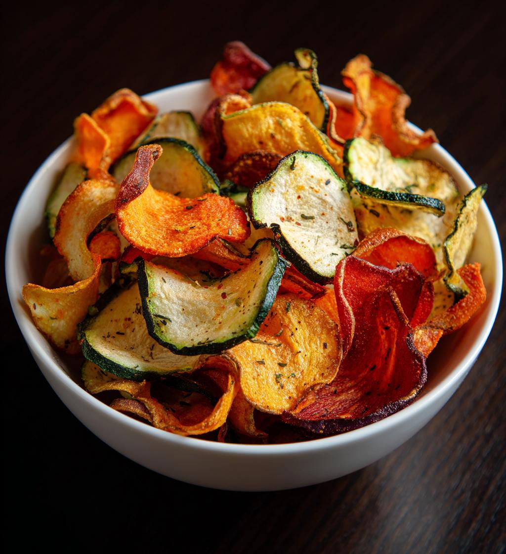 Knusprige Gemüsechips aus der Heißluftfritteuse - detail 1