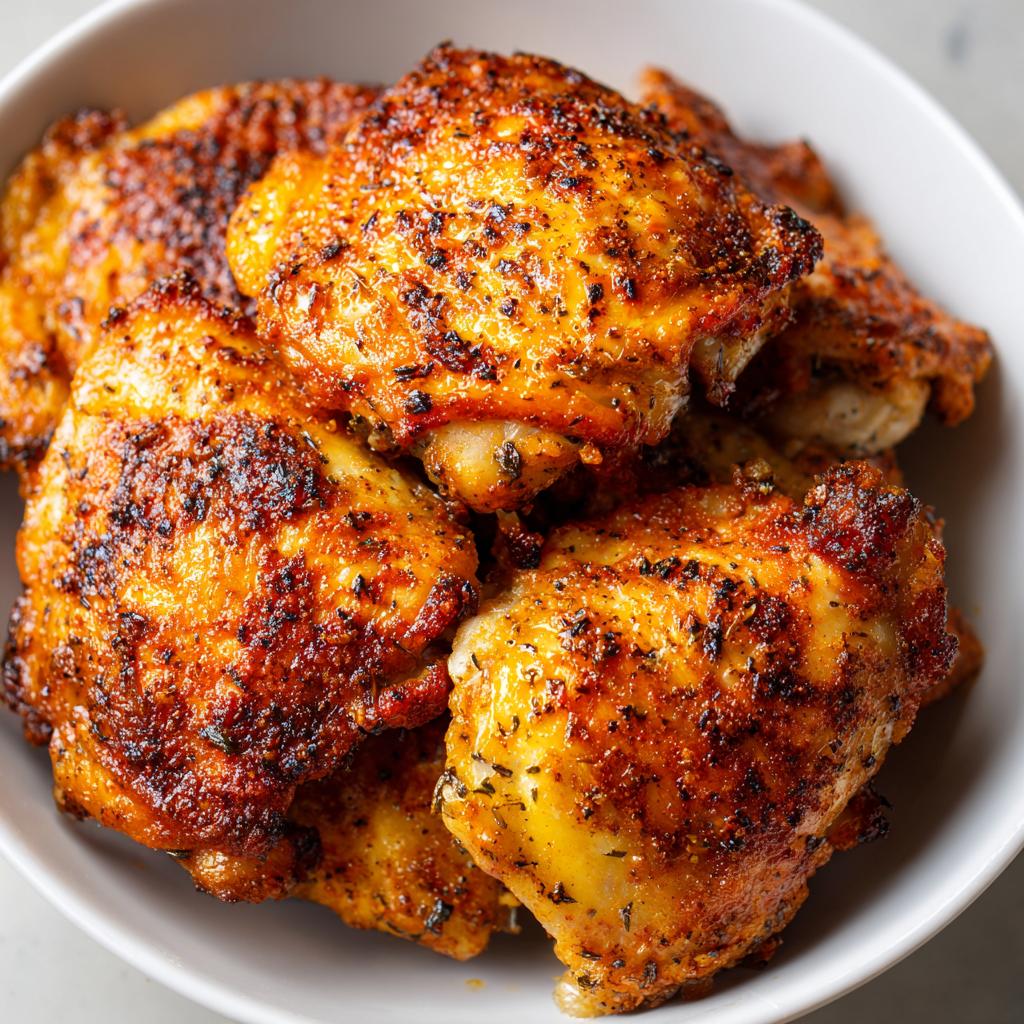 Knusprige Hähnchenschenkel aus der Heißluftfritteuse