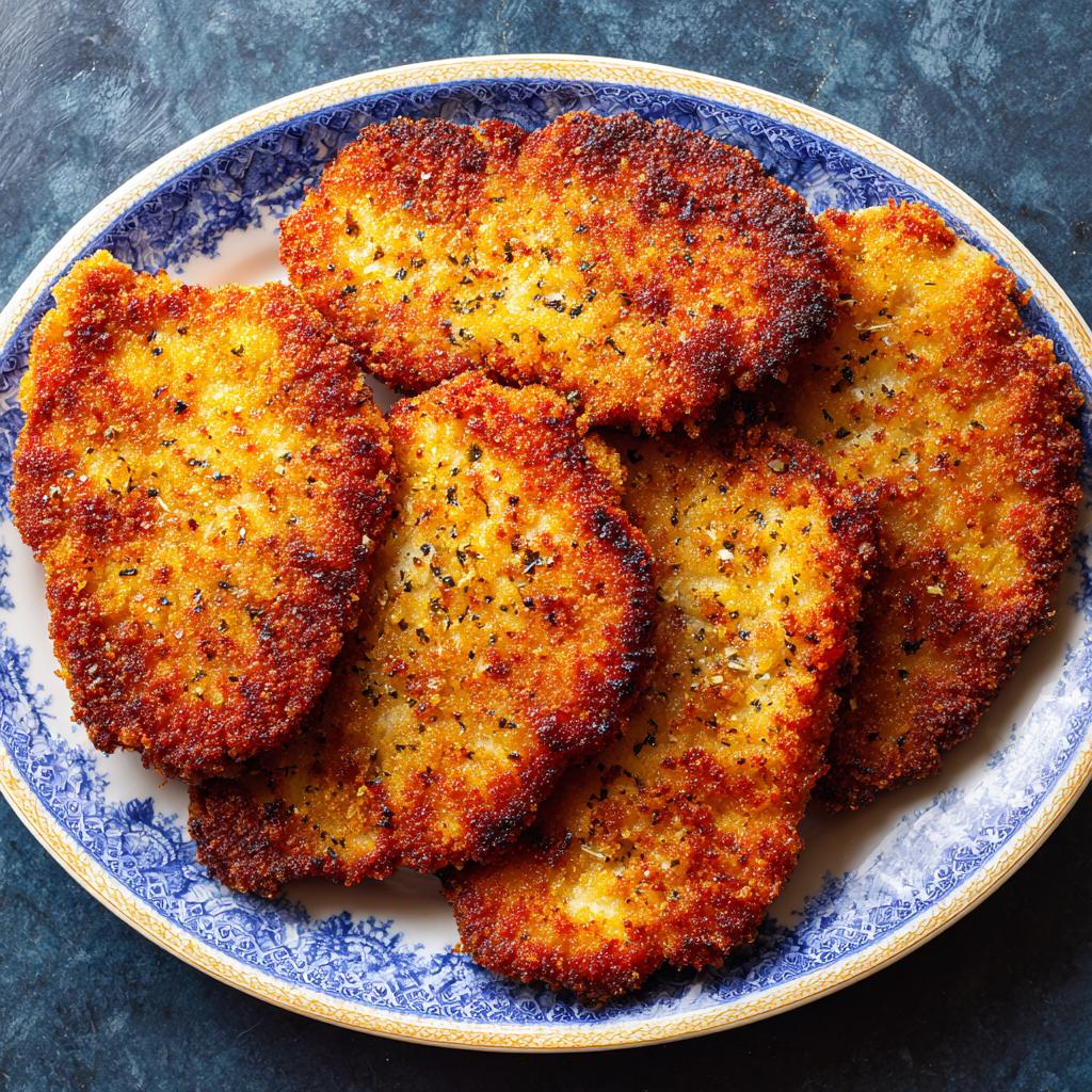 Knuspriges Air Fryer Schweineschnitzel