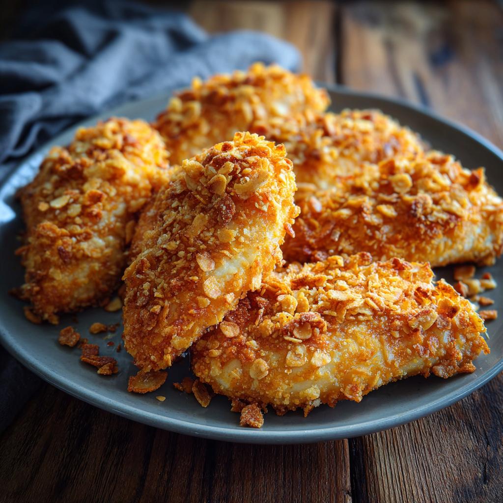 Knuspriges Ritz Cracker Hähnchen