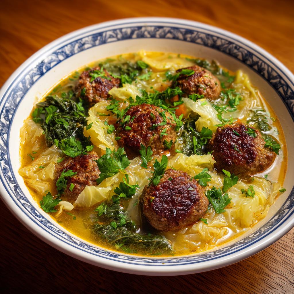 Kohlrouladesuppe - detail 1