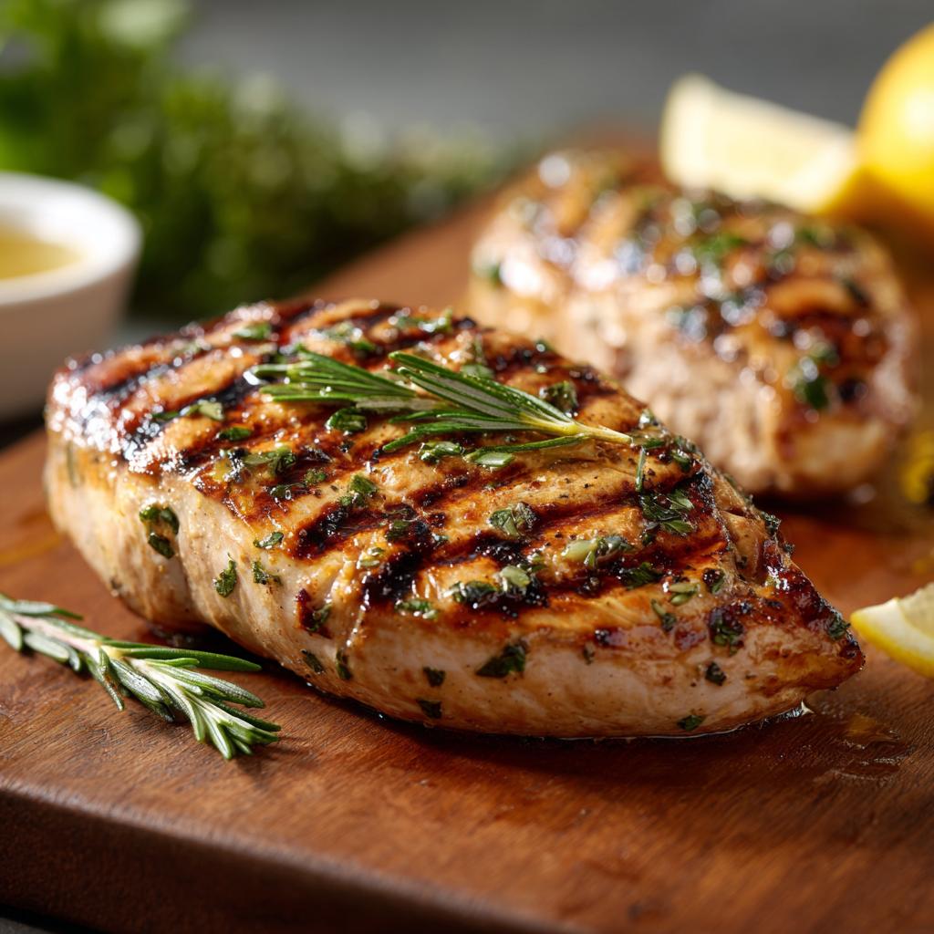 Kräuter-Zitronen-Grillhähnchen - detail 1