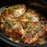 Langsam gegartes Hähnchenbrustfilet